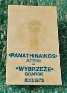 ODZNAKA PANATHINAIKOS ATENY - WYBRZEŻE GDAŃSK 8.XI.1973