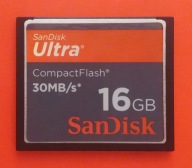 CompactFlash S A N D I S K Ultra 16GB 30MB/s