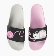 KLAPKI DEDOLES GUMOWE Z WESOŁYM WZOREM 1807 KOT I PIŁKA 44