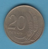 (1UR13) Urugwaj 20 peso, 1970