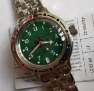 ZEGAREK VOSTOK. AUTOMAT. AMFIBIA 420386. Scuba Dude. 20ATM.