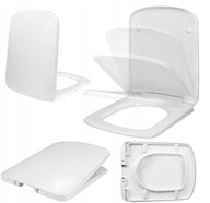 DESKA SEDESOWA WC KLOZETOWA ZAMIENNKI NOVA PRO KOŁO WOLNOOPADAJĄCA ANTYBAKT