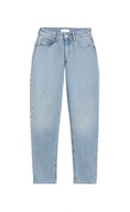 H & M mom jeansy jasne dżinsy vintage slouchy luźne boyfriend wysoki stan S