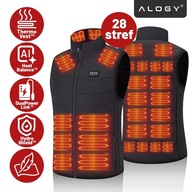 Alogy grzejąca kamizelka męska ThermoVest XL czarny rozmiar XL