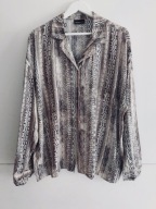 Janina koszula wężowy zwierzęcy wzór panterka print L/XL