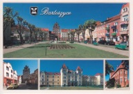 BARTOSZYCE - PL. KONSTYTUCJI- BRAMA- KOŚCIÓŁ- HERB