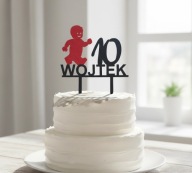 topper na tort dekoracja urodziny personalizacja wiek imię LEGO!!!