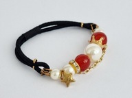 ORYGINALNA BRANSOLETA KAMIENIE KULE PERŁY