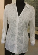 ciekawa biala bluzka, super wzor r 46-50