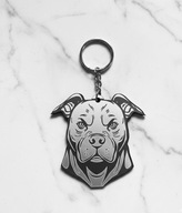 Porządny breloczek na co dzień BRELOK zawieszka do kluczy Amstaff pitbull