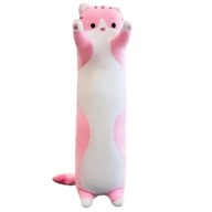 MASKOTKA PLUSZAK DŁUGI KOT PRZYTULANKA PARÓWKA ZABAWKA PODUSZKA GRUBY MIŁY