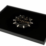 PIESZCZOCHA Bransoletka Regulowana długość Skórzana KOLCE Punk Rock Goth