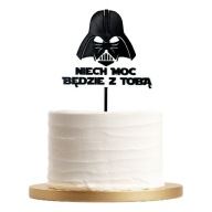 Topper Star Wars na Tort Niech Moc Będzie z Tobą Dekoracja Ozdoba