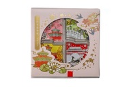 4-częściowy magnes łączony Chiny cztery pory roku Zakazanego Miasta