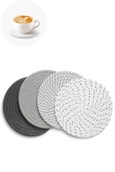 ZESTAW PODKŁADEK BAWEŁNIANYCH POD GARNKI TALERZE STYL SKANDYNAWSKI 4SZT