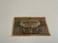 10 koron Czechosłowacja 1927 P#20 F+