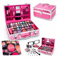KUFEREK Z KOSMETYKAMI WALIZKA ORGANIZER ZESTAW DO MAKIJAŻU MAKEUP