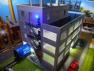 Kolejowy Terminal Towarowy z Oświetleniem Ledowym