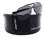 DSQUARED2 DQ0002 OKULARY PILOTKI AVIATORY+ ETUI NOWE UNIKAT DESIGNERSKIE
