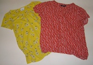 BLUZKA w TRÓJKĄTY i BLUZKA w KWIATY NEXT 40