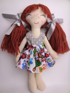 AGATKA Lalka szmacianka rękodzieło