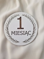 Tabliczki do zdjęć 12 miesięcy pamiątkowe zdjęcia CIĄŻA DZIECKO