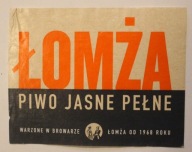 ETYKIETA - BROWAR ŁOMŻA - PIWO JASNE PEŁNE