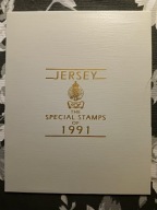 KOLONIE BRYTYJSKIE - JERSEY 1991 - ekskluzywna KSIĘGA ZNACZKÓW