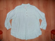 CYNTHIA LEN NOWA LNIANA pistacjowa KOSZULA r XXXXL