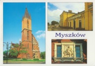 MYSZKÓW - KOŚCIÓŁ - DWORZEC KOLEJOWY - PŁASKORZEŹBA