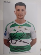 Zdjęcie 10x15 autograf Lechia Gdańsk sezon 2024/25 Rifet Kapić