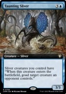 MTG Taunting Sliver (V.2) XCMM Rare