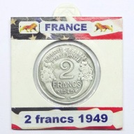 2 franki 1949 Francja Czwarta Republika Francuska moneta