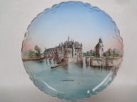 HAVILAND LIMOGES malowany talerz, obraz 1894 - 1931