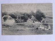 Niechorze k / Szczecin , Gryfice domy rybaków sieci 1914