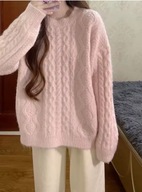 różowy sweter damski rozmiar S