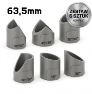 Szablony traserskie do rur [63.5]mm Komplet 6 szt