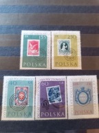 1960 r. fi 1007-1011 100-lecie polskiego znaczka pocztowego