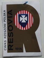 RESOVIA RZESZÓW CWKS KLUB SPORTOWY PIŁKA NOŻNA NAKLEJKA WLEPKA PRL
