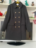 N PŁASZCZ WAREHOUSE KRÓTKI W STYLU MARYNARSKIM CZERŃ