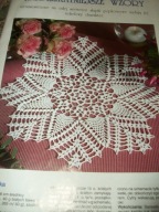 OBRUS serwetka szydełkowa Hand Made cacko śr60