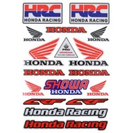 NAKLEJKI NA MOTOR MOTOCYKL ROWER HONDA CRF SHOWA HRC RACING ZESTAW