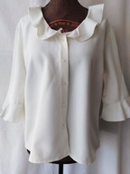 Bluzka kremowa z rękawami 3/4 -rozm.44