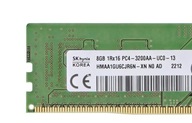 Pamięć RAM do PC DDR4 SK Hynix 8 GB (1Rx8 PC4-2666V)