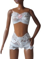 Ubranka dla lalki B. - Bielizna - biały komplet !!!l'