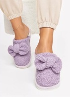 KAPCIE DAMSKIE DEEZEE PLUSZOWE BIAŁE ROZMIAR 40 - SUPER MIĘKKIE I WYGODNE!