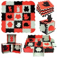 MATA PIANKOWA PUZZLE EDUKACYJNE GRUBA KOJEC EDUKACYJNY 25 ELEMENTY