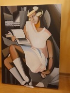 Tamara Łempicka Gizette 80 na 60 cm - obraz