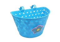 KOSZYK NA KIEROWNICĘ / ROWER - SERDUSZKA KWIATEK NIEBIESKI