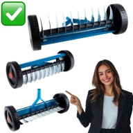 AERATOR OBROTOWY NA KÓŁKACH RĘCZNY DO TRAWNIKA KOLCE WERTYKULATOR 46cm